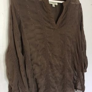 Soft Brown Blouse